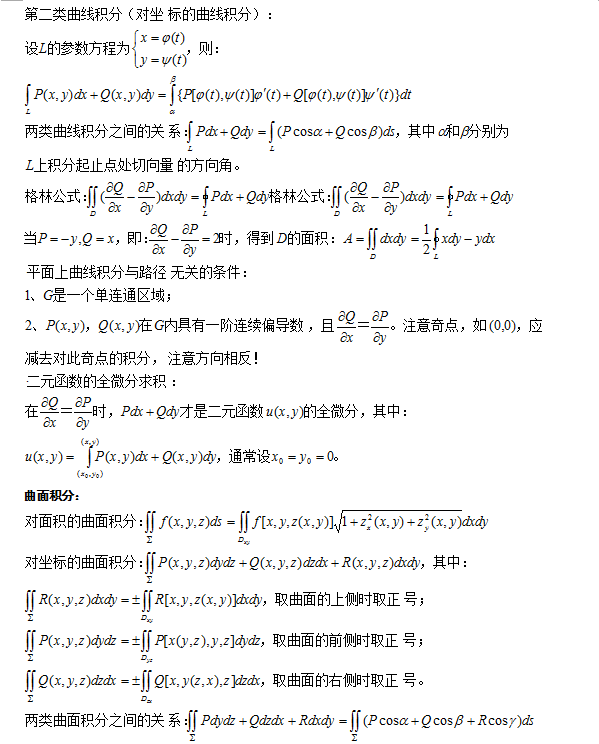 成人高考專升本數(shù)學科目知識點復習資料-7